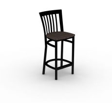 bar stool, metal bar stool