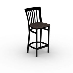 bar stool, metal bar stool