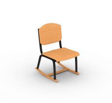 Wooden and Metal Chair, Study chair