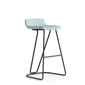 bar stool, chair, metal stool, green bar stool