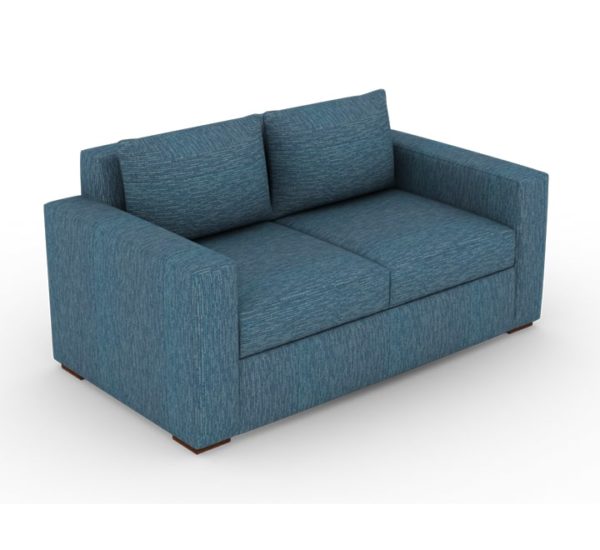 Two Seater Sofa, Lounge Sofa, Blue Sofa