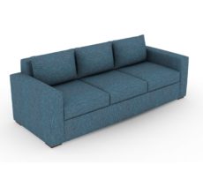 Blue sofa, Blue Sofa with cushions