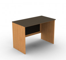 Wooden Table, Study Desk, Golden Slate, No Pencil Drawer