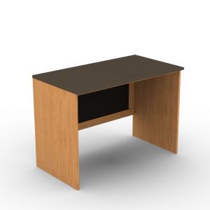 Wooden Table, Study Desk, Golden Slate, No Pencil Drawer