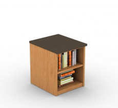 Wooden Book Shelf, Cubical Box, Cubby, Two compartment shelf