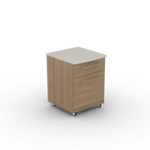 wooden side table with drawer, bedside table with wheels