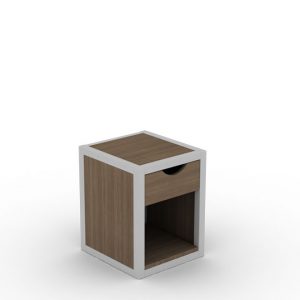 bed side table with drawer, brown side table