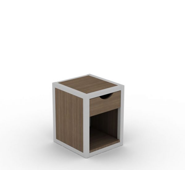 bed side table with drawer, brown side table