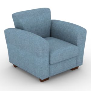 blue sofa chair