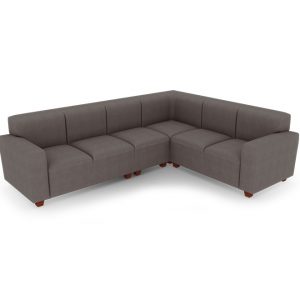 corner sofa, brown sofa, L shaped sofa