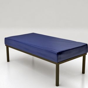twin bed size blue inverted seam mattress