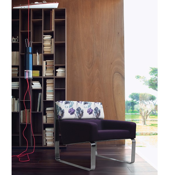 Accent Chair, Purple Chair, Study Room