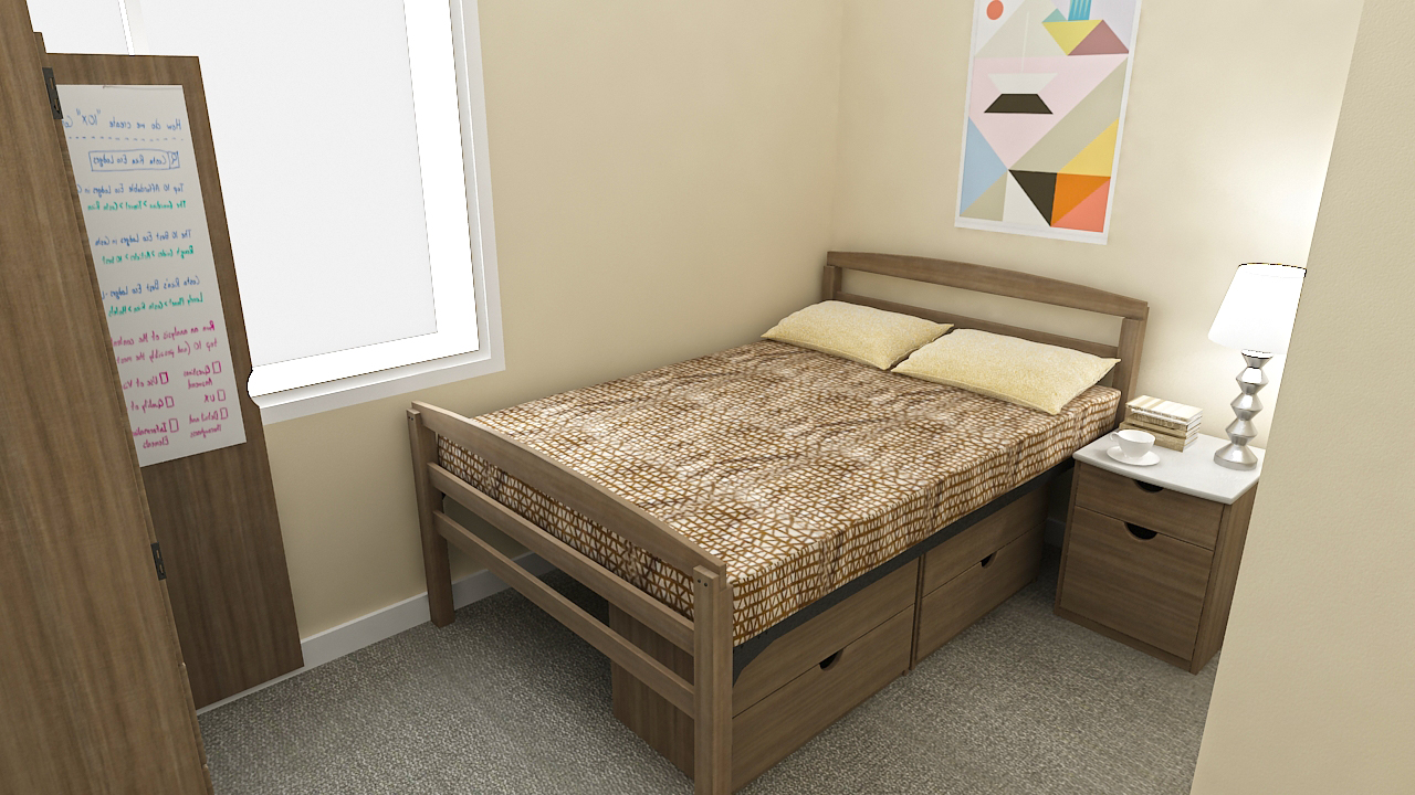 Academy Series Full XL 54x80 Bed Ecologic Furniture
