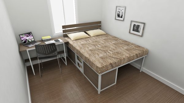 EcoLoft double bed.
