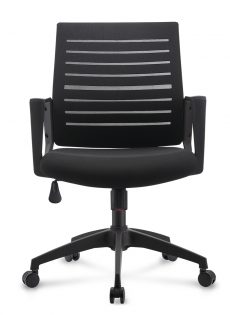 Black Chair, Ventilated Chair, Adjustable Chair, Revolving Chair, Office Chair, Chair with Wheels