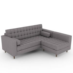 Grey Sofa, Extended Sofa, Comfy Sofa