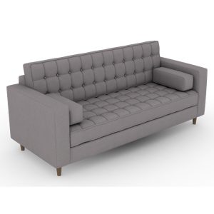 Grey Sofa, Cushioned Sofa