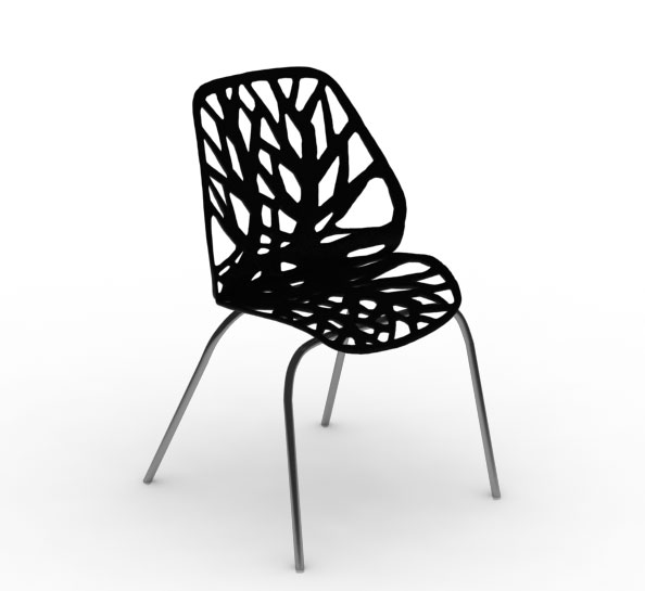 black Chair, Dining chair, designer chair, branch chair, chair