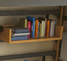 36'', Book Shelf, Wall Shelf, Storage Shelf, Wooden Shelf