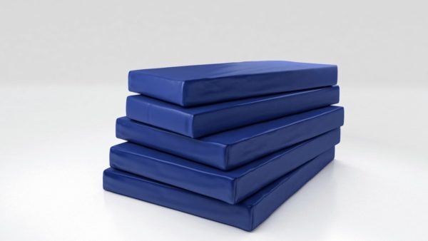 blue inverted seam mattress